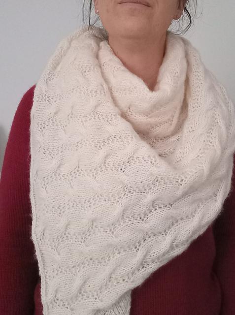 Linotte Shawl, détail 3