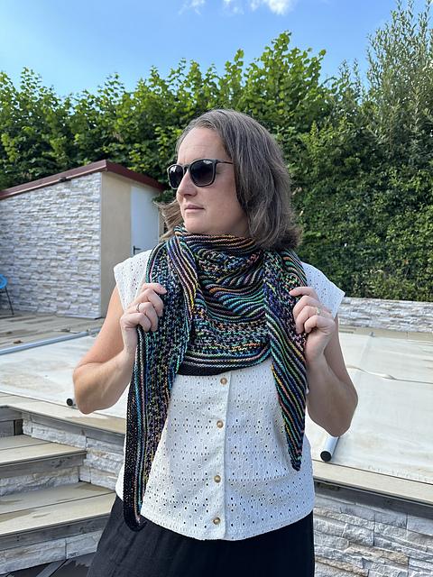 Ravenne Shawl, détail du modèle 5