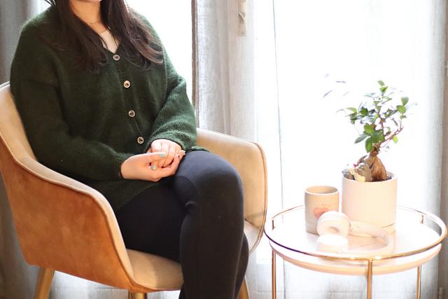 Jinshi Fluffy (cardi), détail du modèle 5