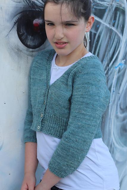 Helix Cardigan (little), détail du modèle 5