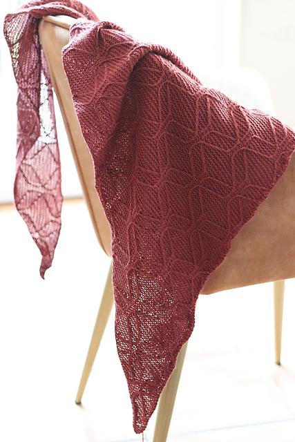 Sakayuki (Shawl), modèle de tricot MarGueNée