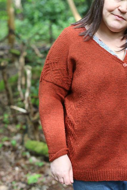 Mialet Cardigan, détail du modèle 5