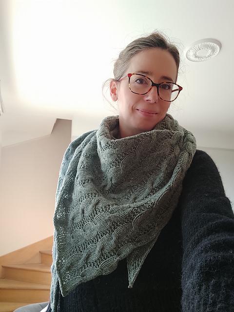 Linotte Shawl, détail du modèle 4