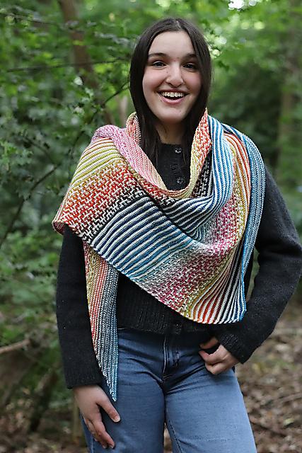 Ravenne Shawl, modèle de tricot MarGueNée