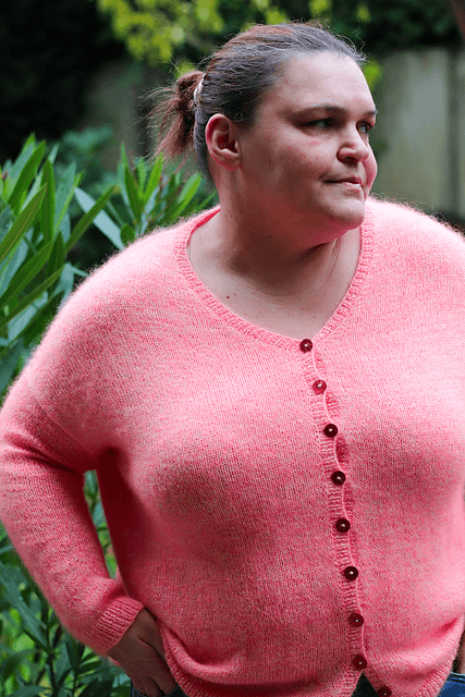 Jinshi Fluffy (cardi), détail du modèle 4