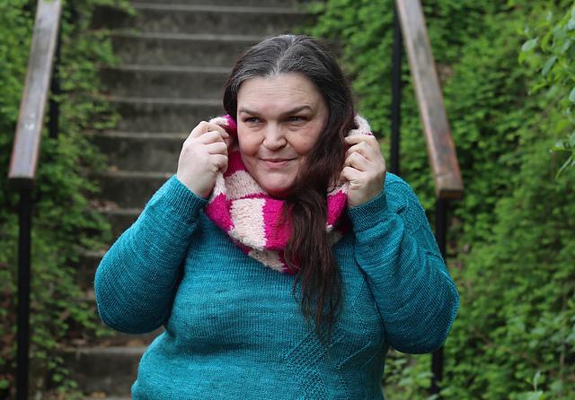 Big Fluffy Cowl, détail du modèle 5