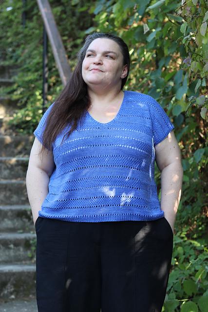Textured Rebecca, modèle de tricot MarGueNée