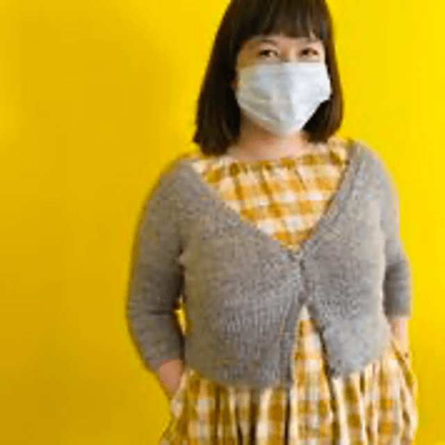 Helix Cardigan, détail du modèle 5