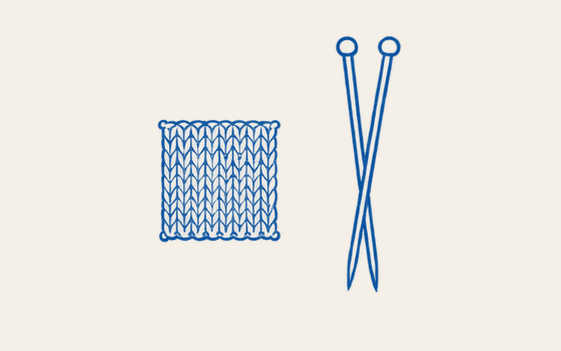 A tight swatch and larger needles