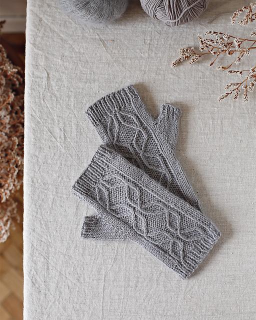 Sakayuki Mitts, modèle de tricot MarGueNée